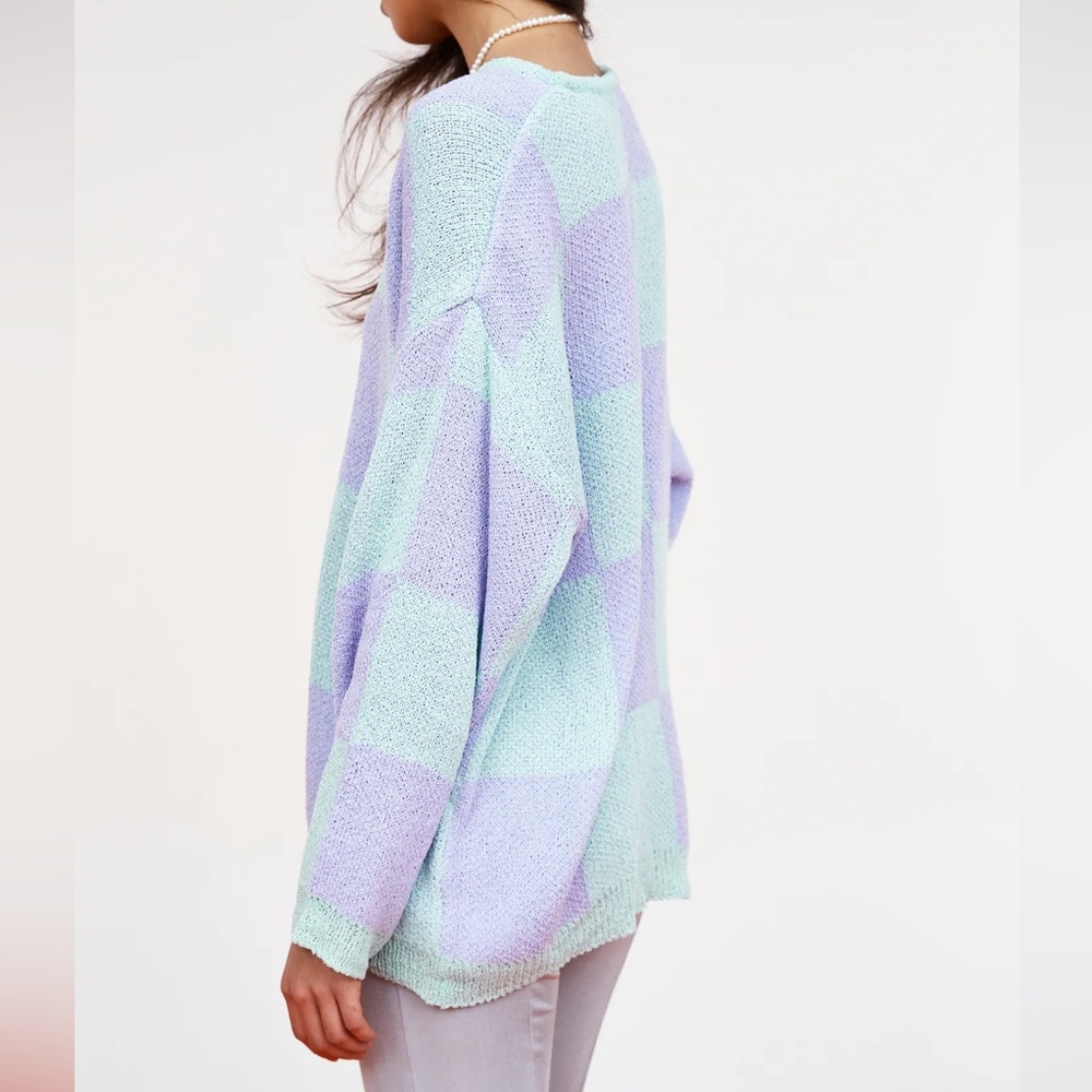 Source Unknown Loose Checker Pullover - image 5